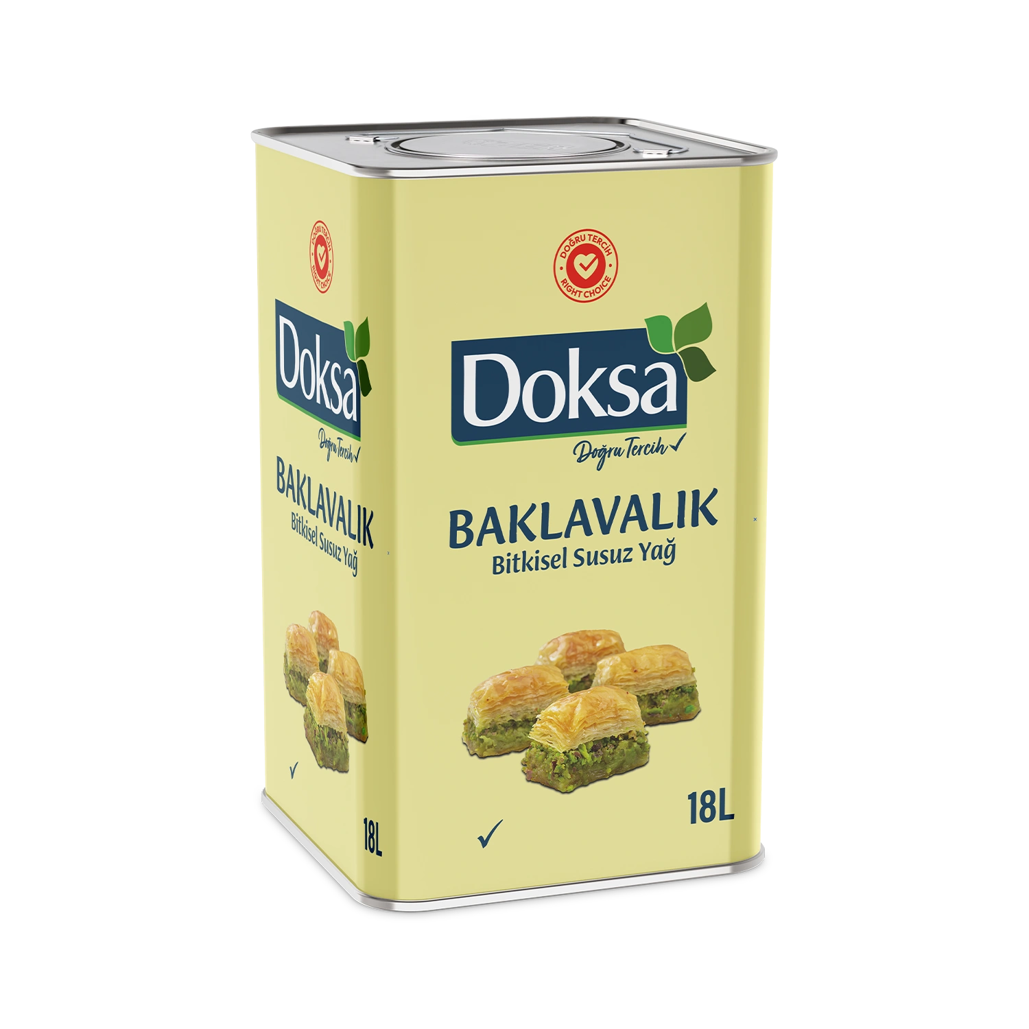Doksa Baklavalık Yağ 18LT