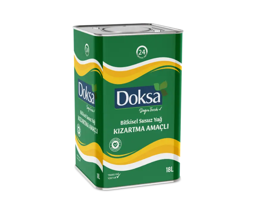 Doksa Kızartmalık Yağ 18LT Kare